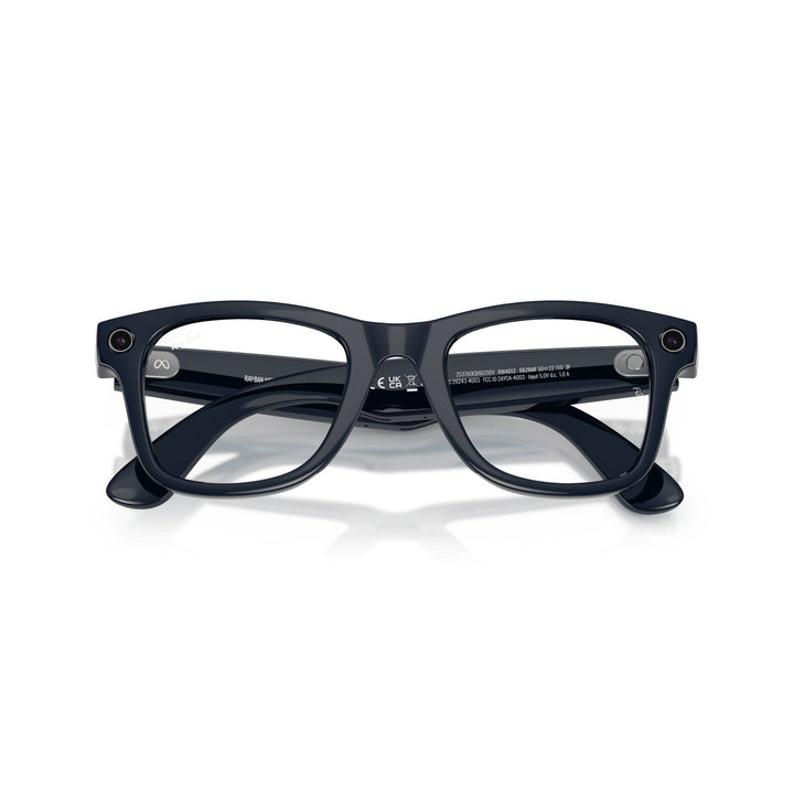 Ray-Ban Meta Wayfarer Shiny Cosmic Blue Gen 2 Smart Glasses 50 mm