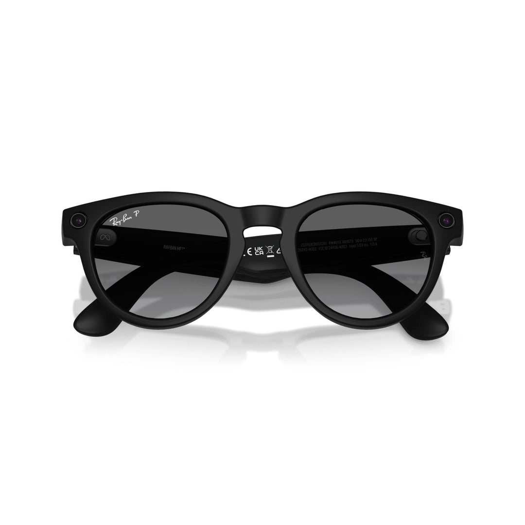 Ray-Ban Meta Headliner Matte Black Gen 2 Graphite Lens Smart Glasses 50 mm