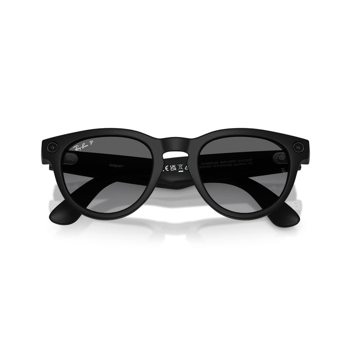 Ray-Ban Meta Headliner Matte Black Gen 2 Graphite Lens Smart Glasses 50 mm