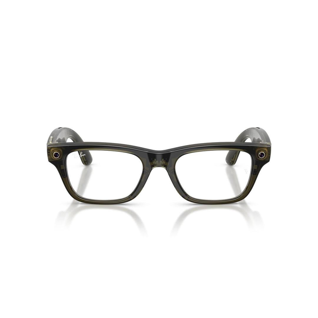 Ray-Ban Meta Blayzer Optics Clear Lens Smart Glasses 50 mm