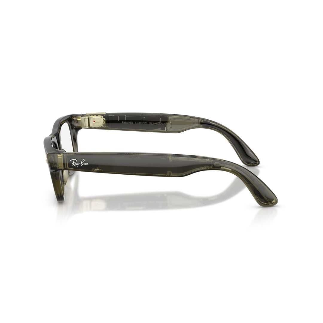 Ray-Ban Meta Blayzer Optics Clear Lens Smart Glasses 50 mm