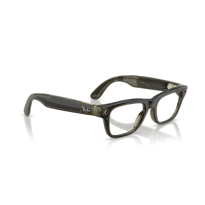 Ray-Ban Meta Blayzer Optics Clear Lens Smart Glasses 50 mm