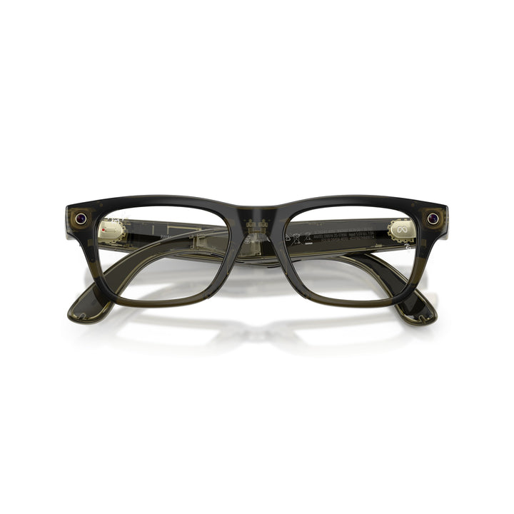Ray-Ban Meta Blayzer Optics Clear Lens Smart Glasses 50 mm