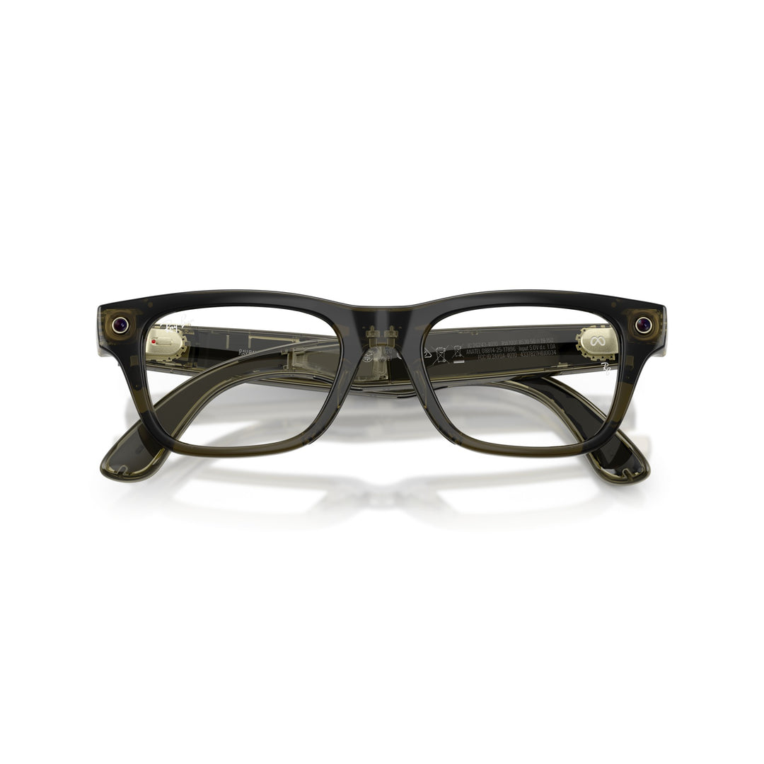 Ray-Ban Meta Blayzer Optics Clear Lens Smart Glasses 54 mm