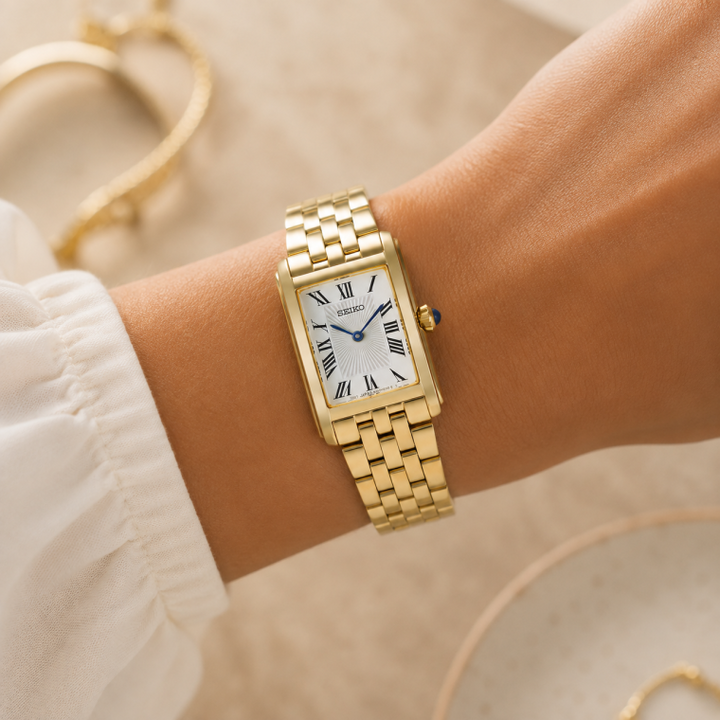 Seiko HGG001P1 White Dial Women&