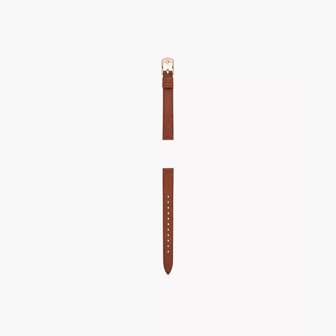 Fossil 12mm Medium Brown LiteHide™ Leather Strap