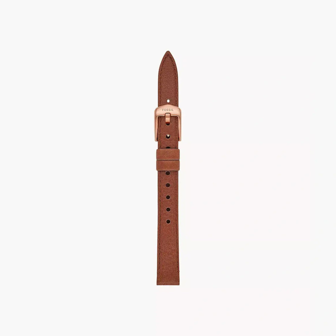 Fossil 12mm Medium Brown LiteHide™ Leather Strap