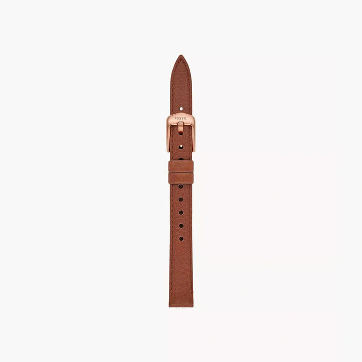 Fossil 12mm Medium Brown LiteHide™ Leather Strap