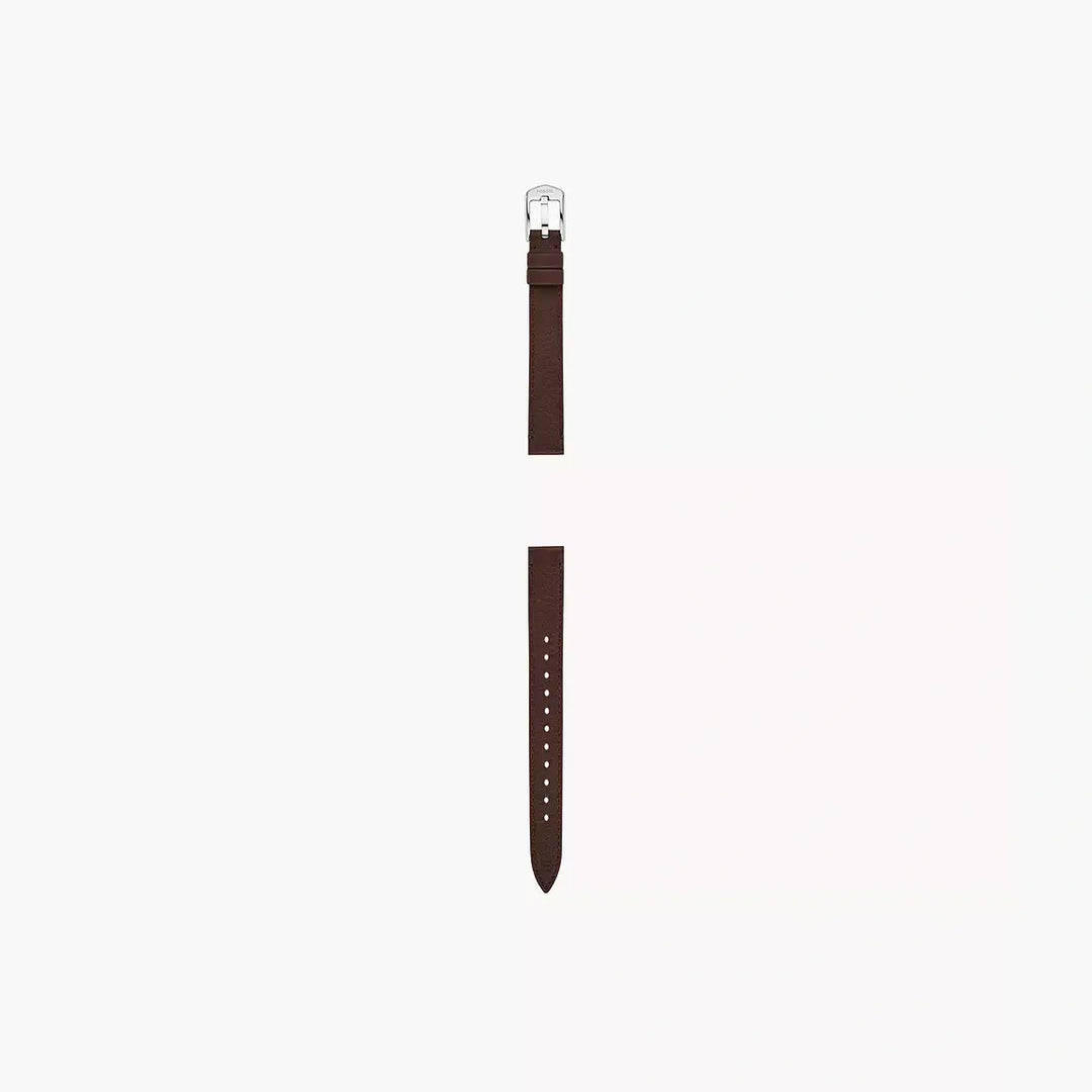 Fossil 12mm Dark Brown LiteHide™ Leather Strap