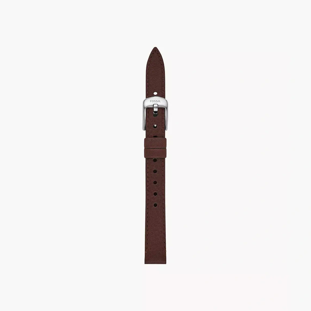 Fossil 12mm Dark Brown LiteHide™ Leather Strap