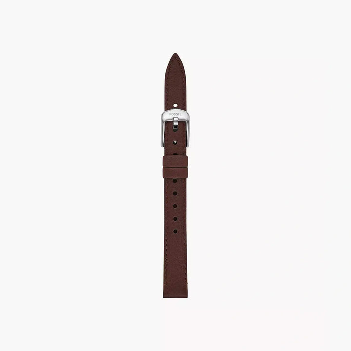 Fossil 12mm Dark Brown LiteHide™ Leather Strap
