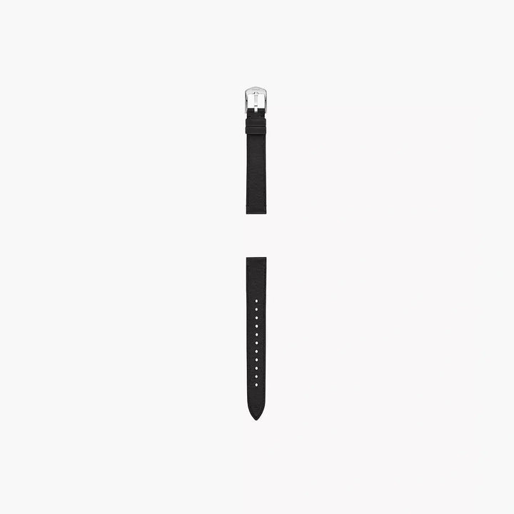 Fossil 14mm Black LiteHide™ Leather Strap