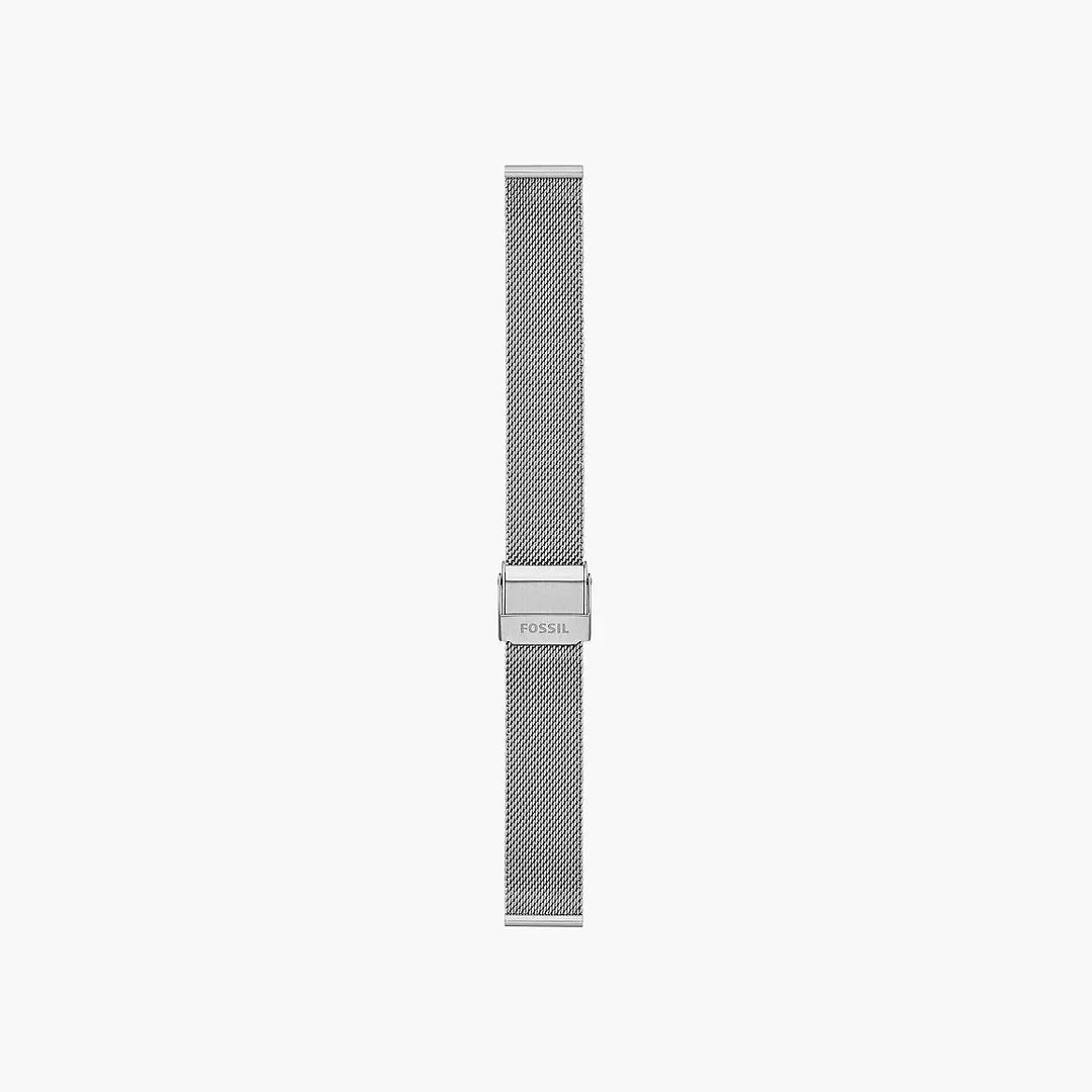 Fossil 16mm Stainless Steel Mesh Bracelet