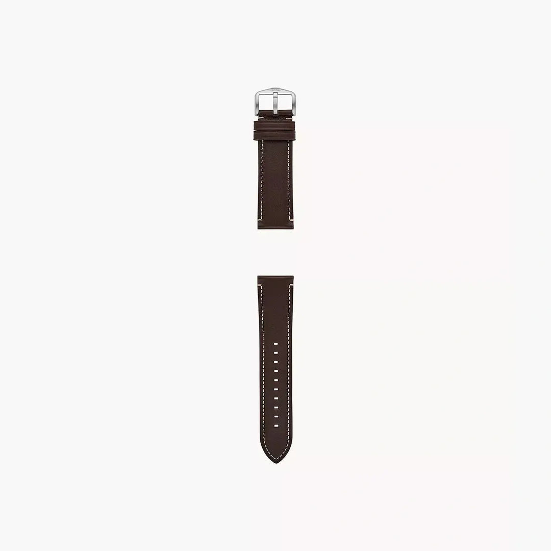 Fossil 24mm Dark Brown LiteHide™ Leather Strap