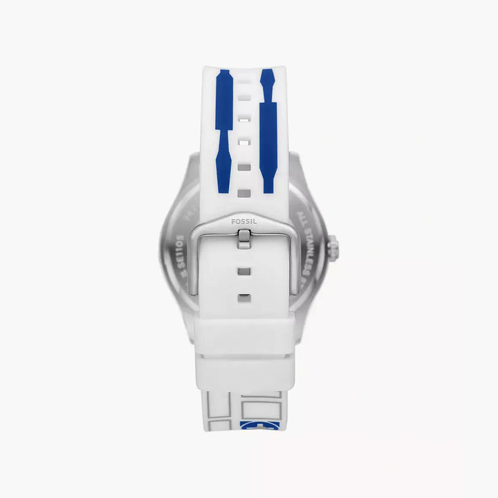 Fossil Special Edition Star Wars™ R2-D2™ Three-Hand White Silicone Watch