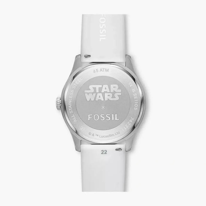 Fossil Special Edition Star Wars™ R2-D2™ Three-Hand White Silicone Watch