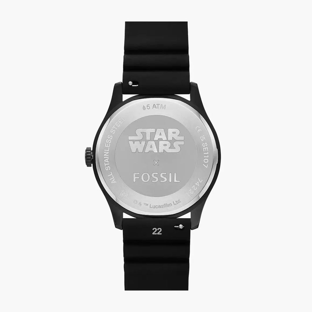 Fossil Special Edition Star Wars™ Darth Vader™ Three-Hand Black Silicone Watch