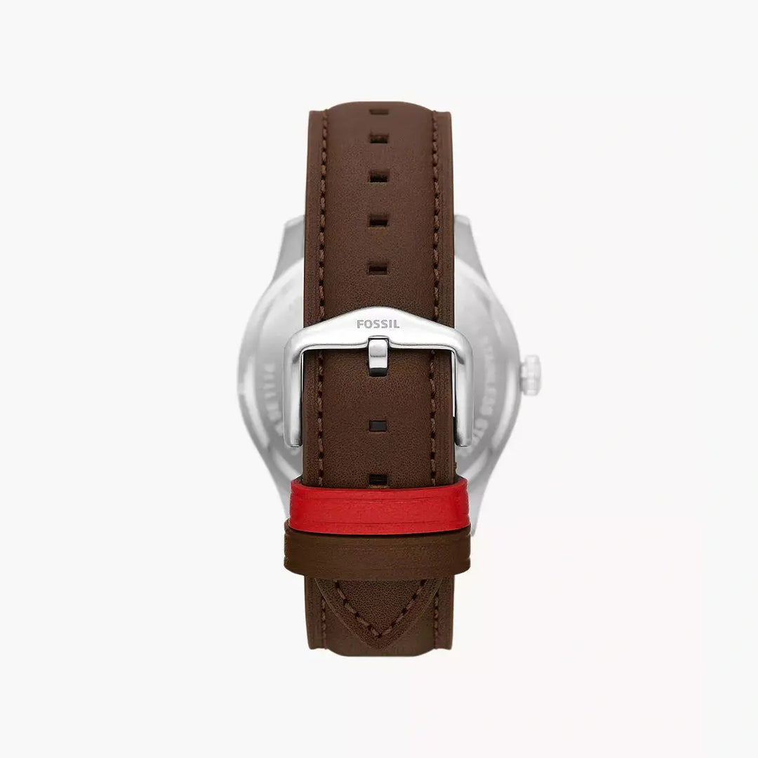 Fossil Disney Fossil Special Edition Three-Hand Brown Leather Watch