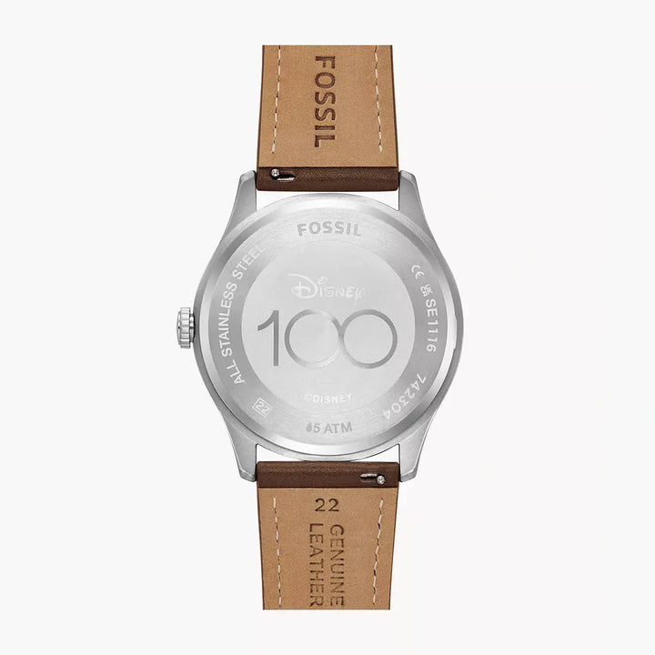 Fossil Disney Fossil Special Edition Three-Hand Brown Leather Watch