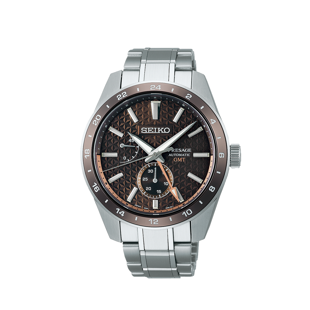 Presage Sharp Edged Series GMT - SPB225J1