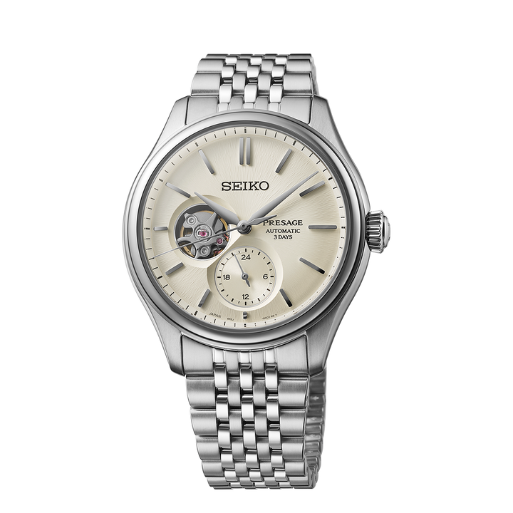 Seiko Presage Classic Series ‘Shiro-iro’ Open heart - SPB469J1