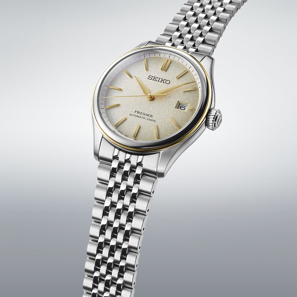 Seiko Presage Classic Series in Delicate Cream Silk - SPB478J1