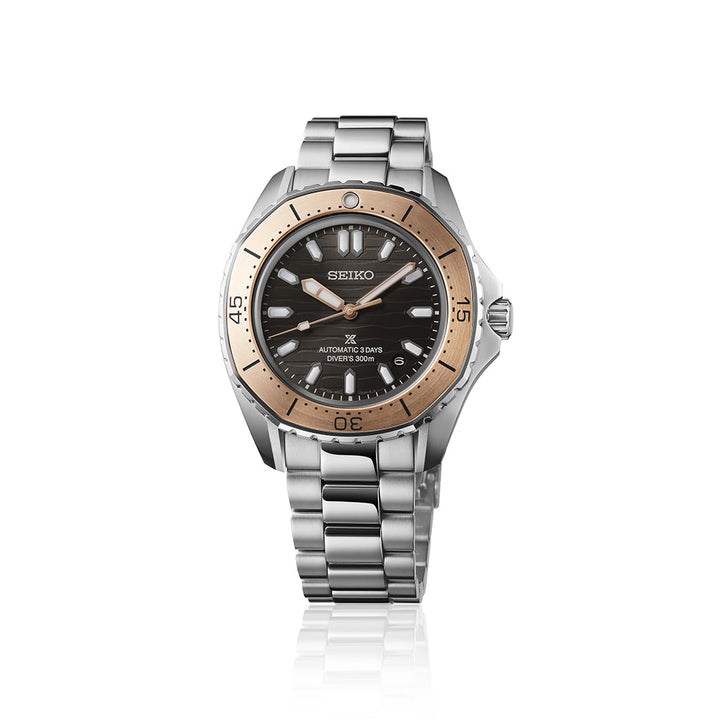 Seiko Prospex Diver’s Watch – Polygonal in Ocean grey & bronze tone - SPB485J1