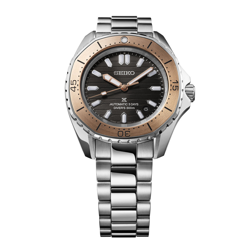 Seiko Prospex Diver’s Watch – Polygonal in Ocean grey & bronze tone - SPB485J1