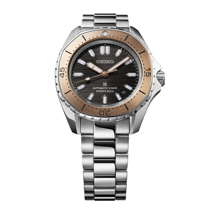 Seiko Prospex Diver’s Watch – Polygonal in Ocean grey & bronze tone - SPB485J1