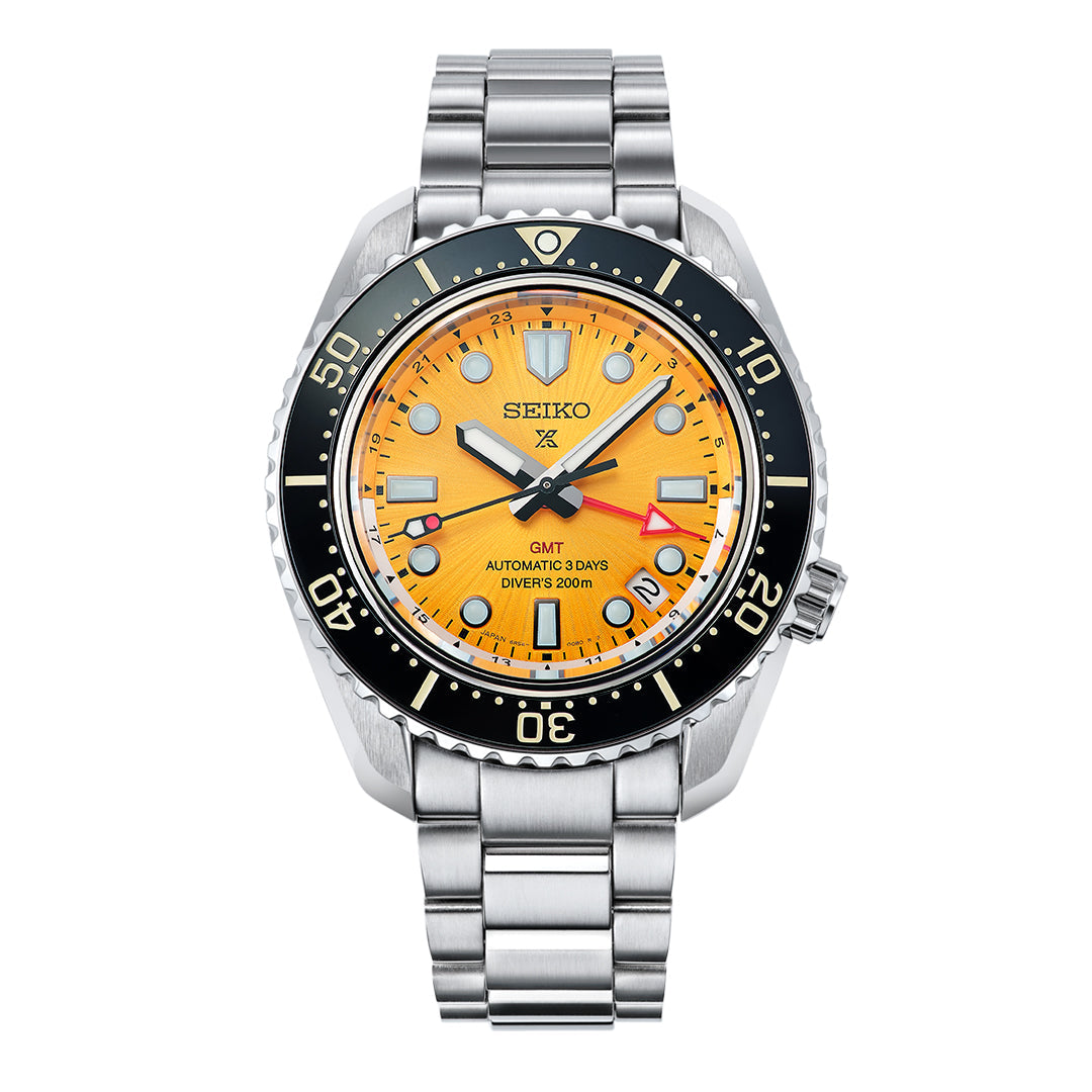 Seiko Prospex Thailand Limited Edition Mechanical Automatic 1968 Heritage Diver's GMT "The Night of Siam" SPB487J1