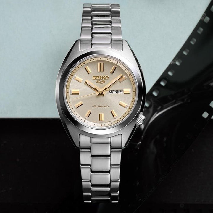 Seiko 5 Sports SRE023K1 Cream Dial Women&