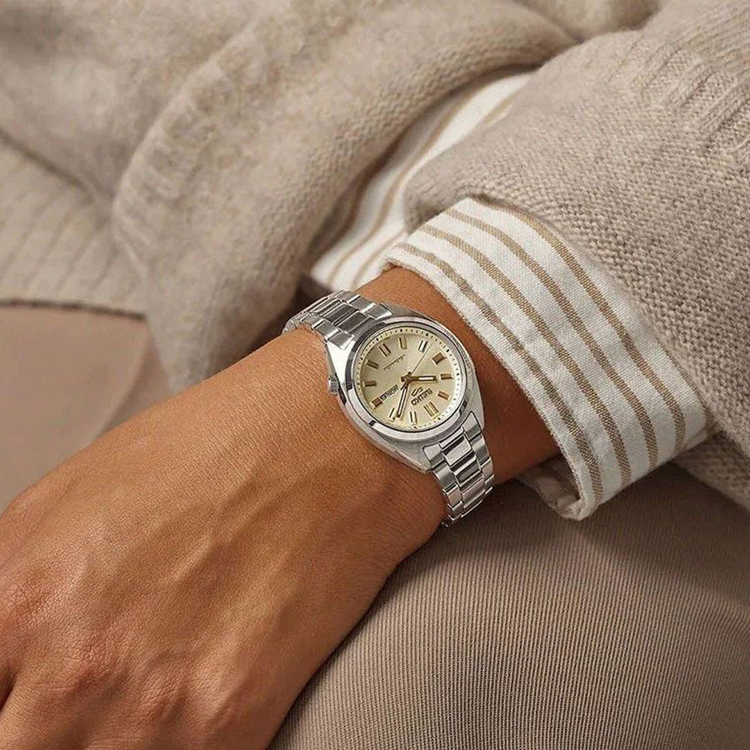 Seiko 5 Sports SRE023K1 Cream Dial Women&