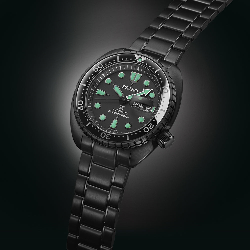 Prospex ‘Black Series’ ‘Night Vision’ Turtle Diver’s Watch - SRPK43K1