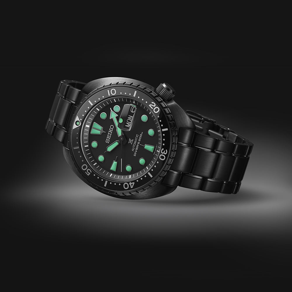 Prospex ‘Black Series’ ‘Night Vision’ Turtle Diver’s Watch - SRPK43K1