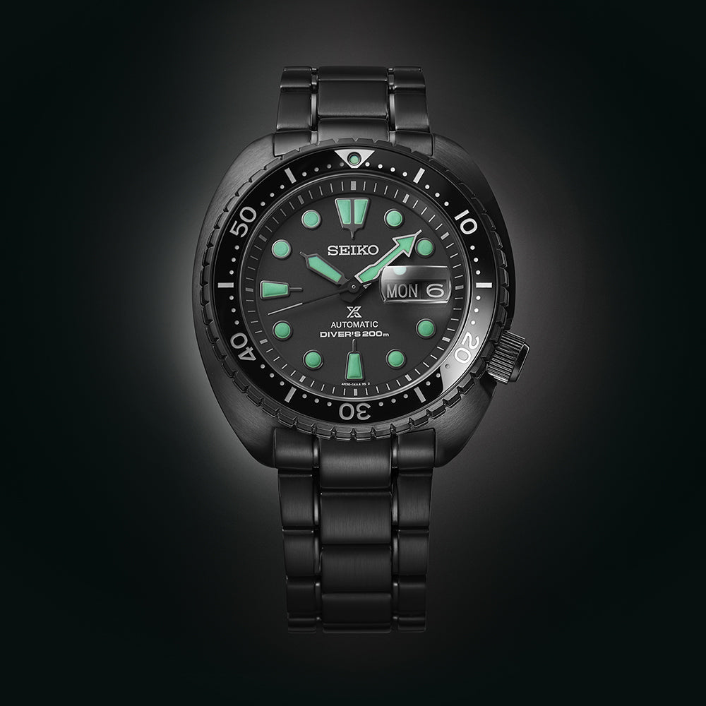 Prospex ‘Black Series’ ‘Night Vision’ Turtle Diver’s Watch - SRPK43K1