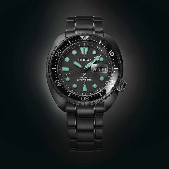 Prospex ‘Black Series’ ‘Night Vision’ Turtle Diver’s Watch - SRPK43K1