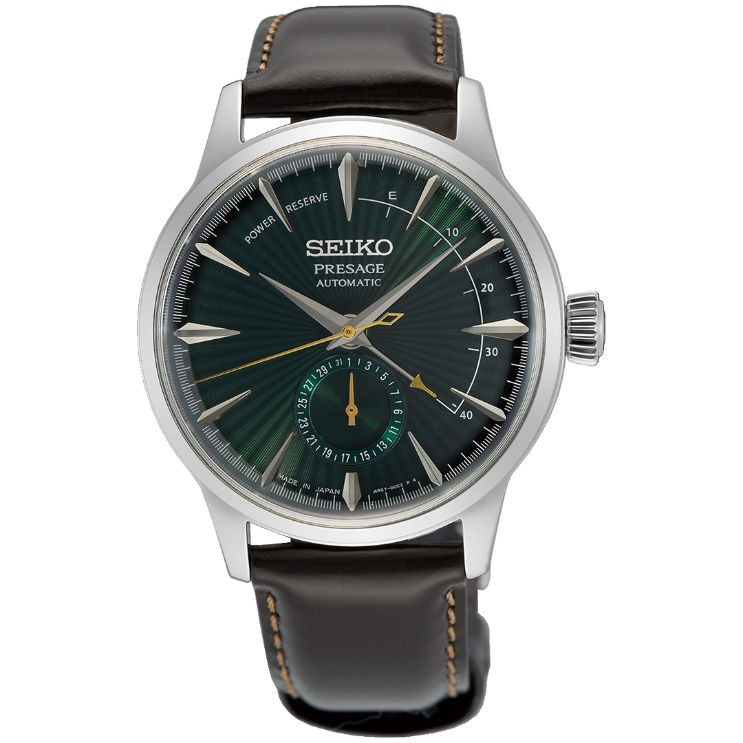 Seiko SSA459J1 Midnight Mockingbird Presage Cocktail Time Power Indicator