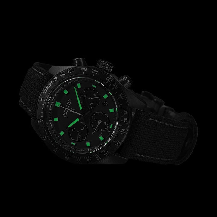 Seiko Prospex Black Series ‘Night Vision’ Solar Speedtimer Chronograph - SSC923P1