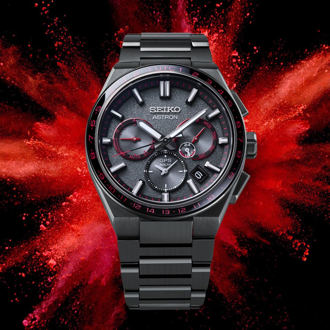 Astron ‘Redshift’ GPS Solar 5X Dual-Time Limited Edition - SSH137J1