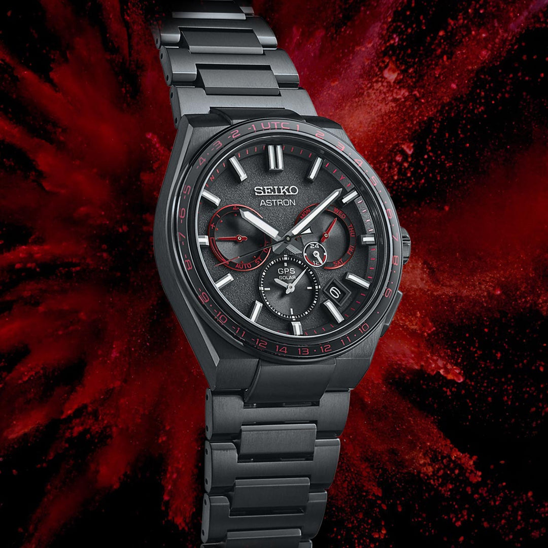Astron ‘Redshift’ GPS Solar 5X Dual-Time Limited Edition - SSH137J1