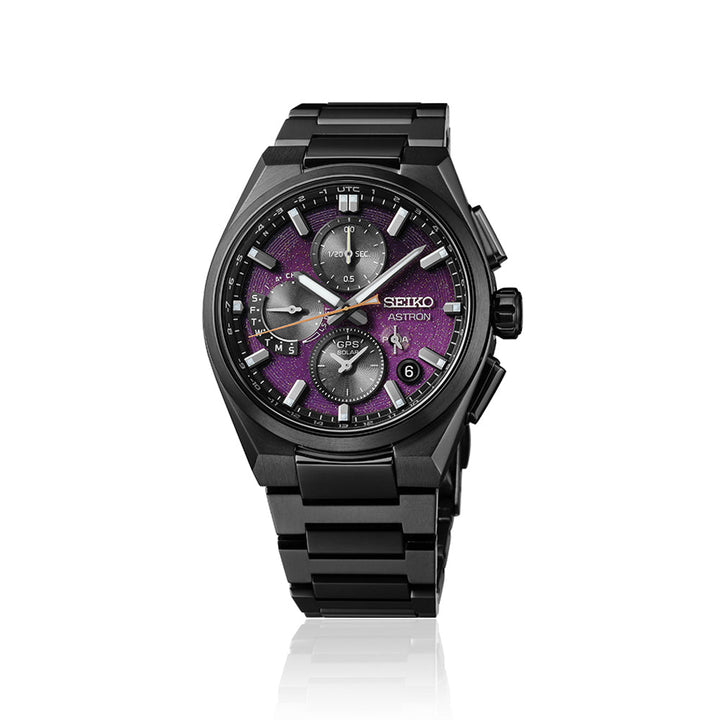 Seiko Astron GPS Solar 5X Dual Time Chronograph ‘Yozakura’ – Cherry Blossom by night – Limited Edition - SSH171J1