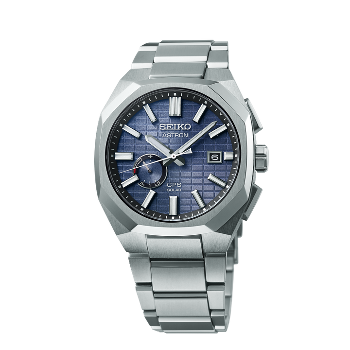 Astron GPS Solar Sapphire Blue Crystal Box - SSJ013J1