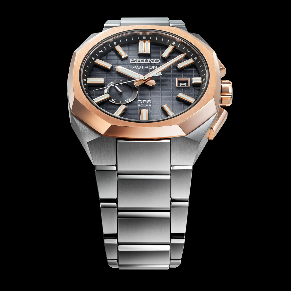 Astron GPS Solar Rose Gold Crystal Box SSJ014J1 The Watch Factory