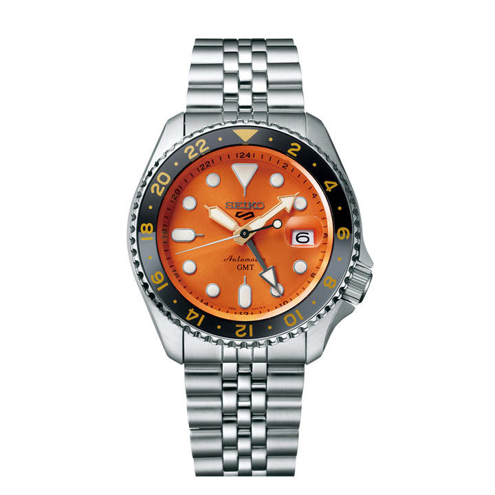 Seiko 5 Sports Mikan Orange GMT SKX Re-Interpretation - SSK005K1