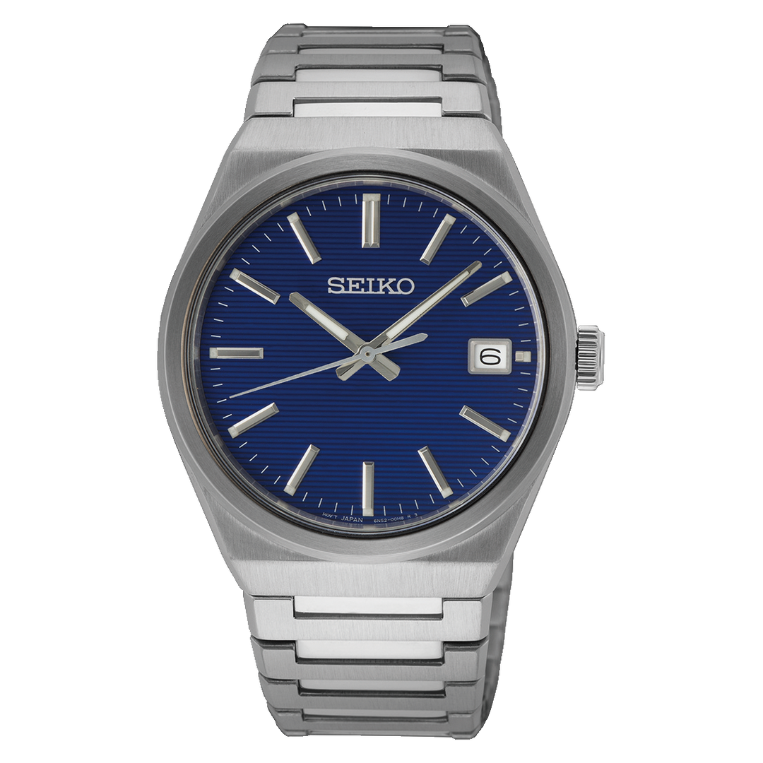 Seiko 5 blue dial hot sale automatic