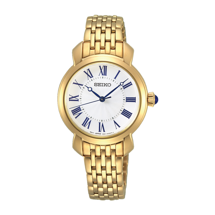 Seiko Essentials Quartz White Dial Ladies Watch - SUR626P3