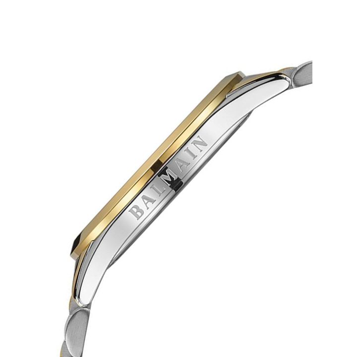 Balmain Men's Luxury Stainless Steel Bracelet Analogue Watch Green Dial Elegant Timepiece