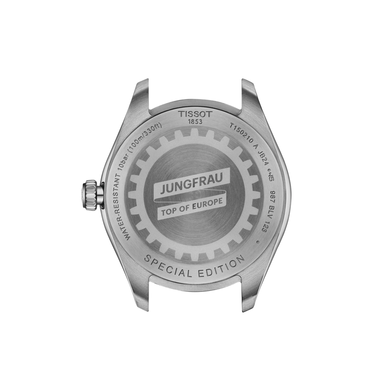 Tissot PR 100 Jungfraubahn Quartz 34mm Elegant Swiss Watch