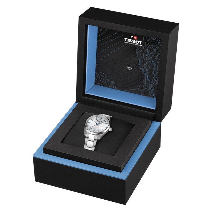 Tissot PR 100 Jungfraubahn Quartz 34mm Elegant Swiss Watch