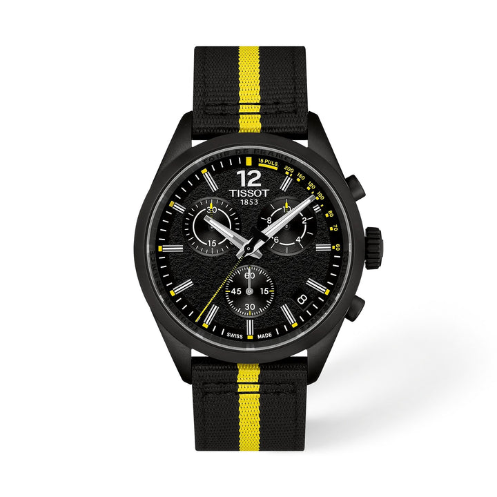 Tissot PR 100 Tour de France T1504173705700 Black Dial Chronograph Watch